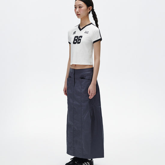 Mahagrid Football Ringer Tee