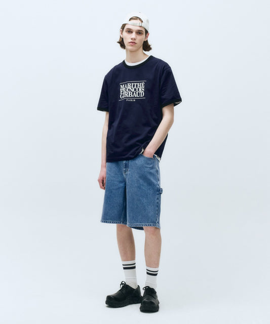 Marithé François Girbaud M Carpenter Denim Shorts