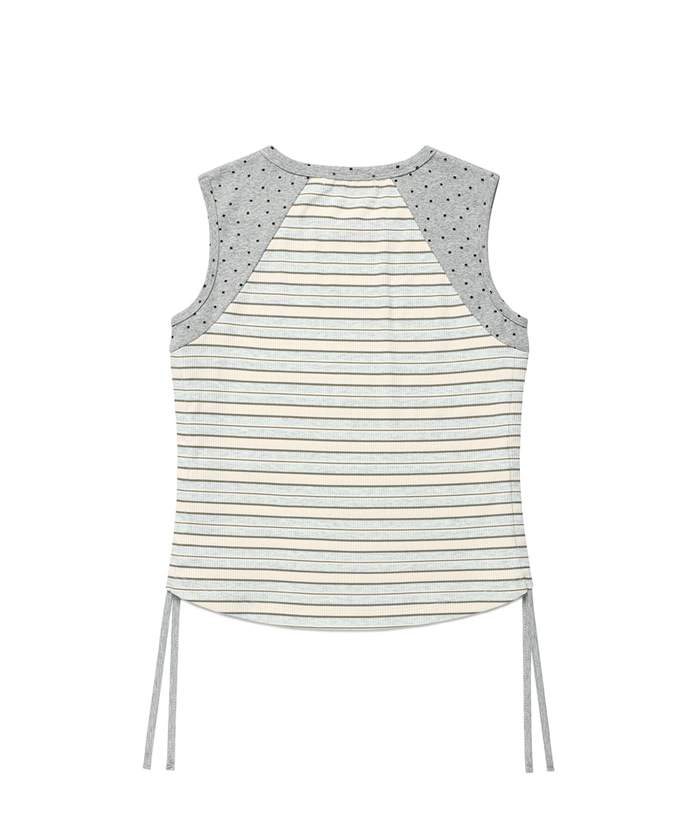 Cavish Multi Striped Sleeveless