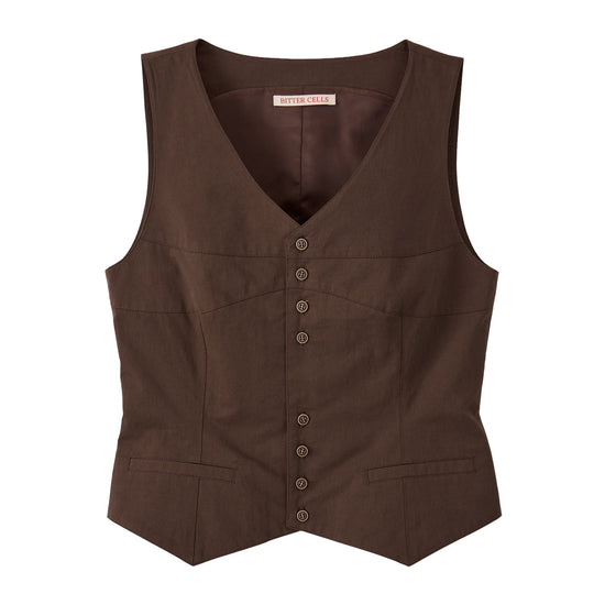 Bitter Cells Lauryn V Neck Vest