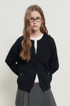 General Idea WOMAN Cotton Loose Fit Pocket Cardigan