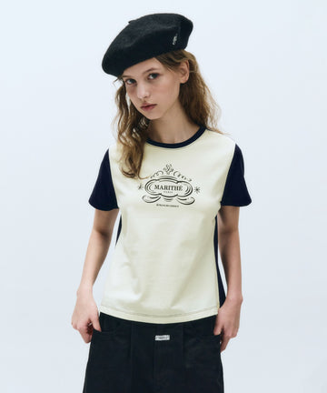 Marithé François Girbaud W Contrast Graphic Tee
