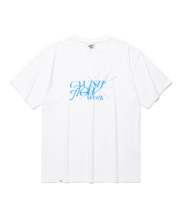 Cavish FLOW WEEK SHORT SLEEVE TEE [WHITE]