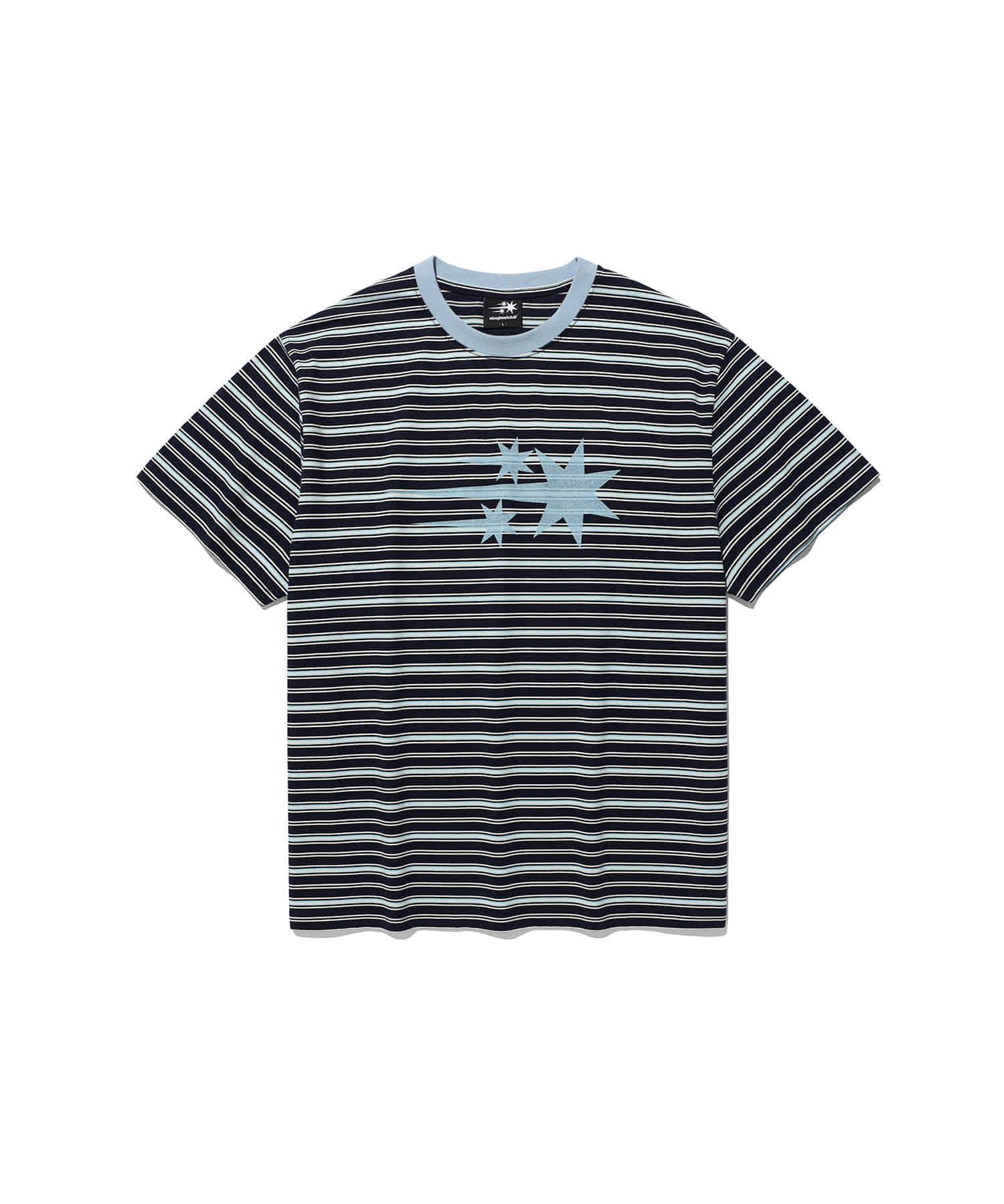 Nice Ghost Club Stripe 3Star Basic Tee [Navy]