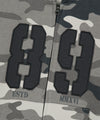 Mahagrid Camo Applique Crop Zip Up Hoodie
