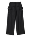 Bitter Cells Illusion Wool Wide Pants