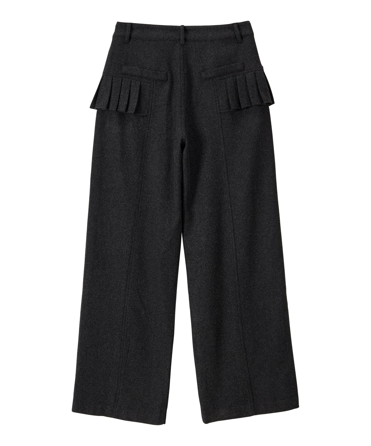 Bitter Cells Illusion Wool Wide Pants