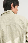 General Idea UNISEX Loose Fit Stripe Pocket Shirt