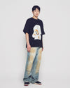 ADLV AC Bear Baby Face Snow Short Sleeve T-Shirt