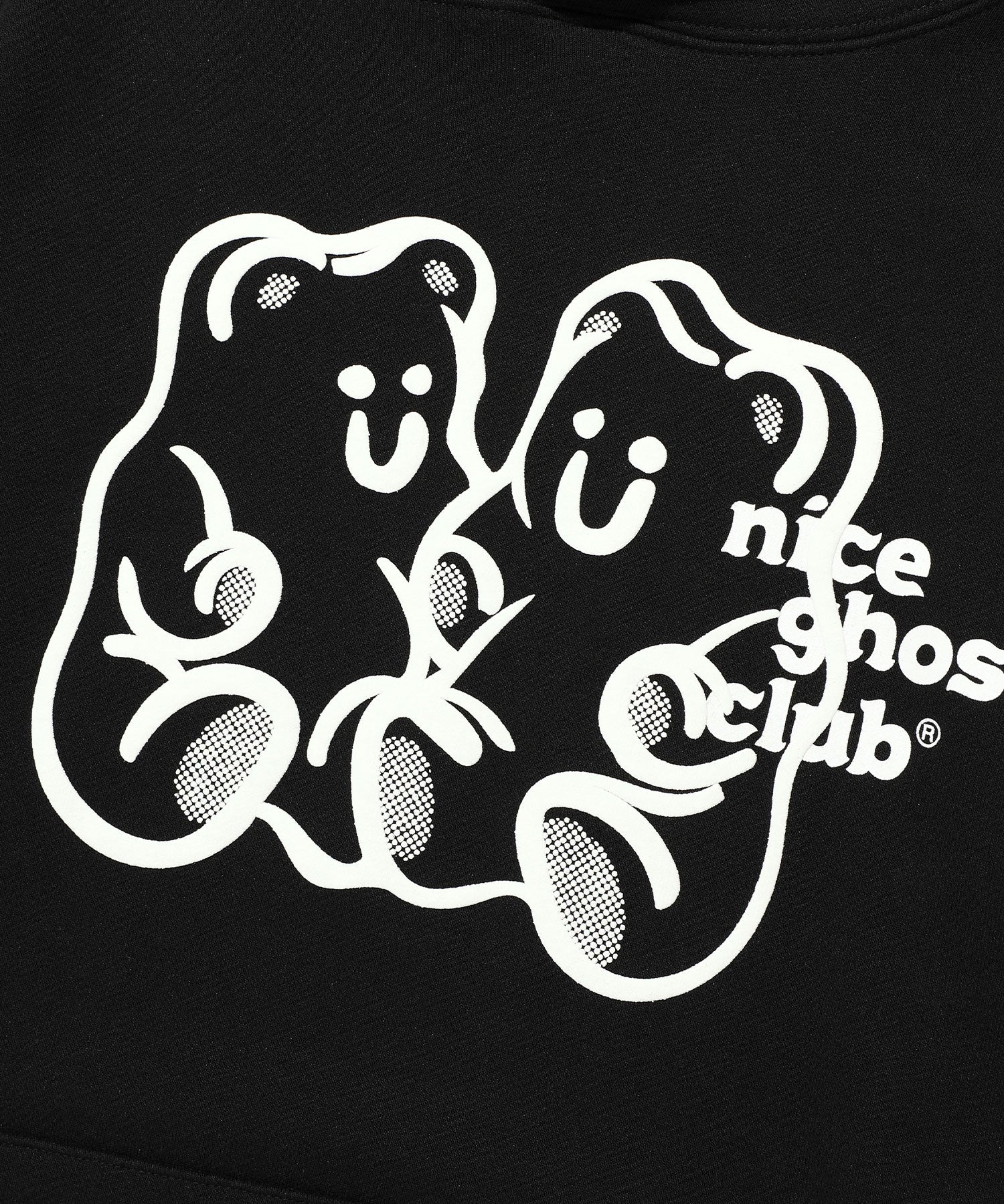 Nice Ghost Club Gummy Bear & Logo Hoodie