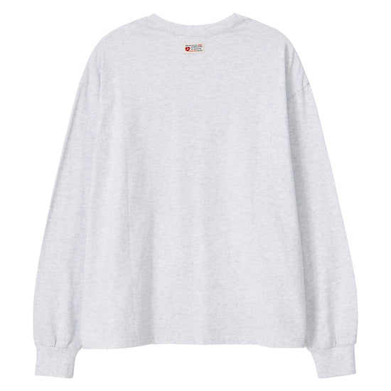 Bitter Cells Vintage Cherry Long Sleeve-Light Grey