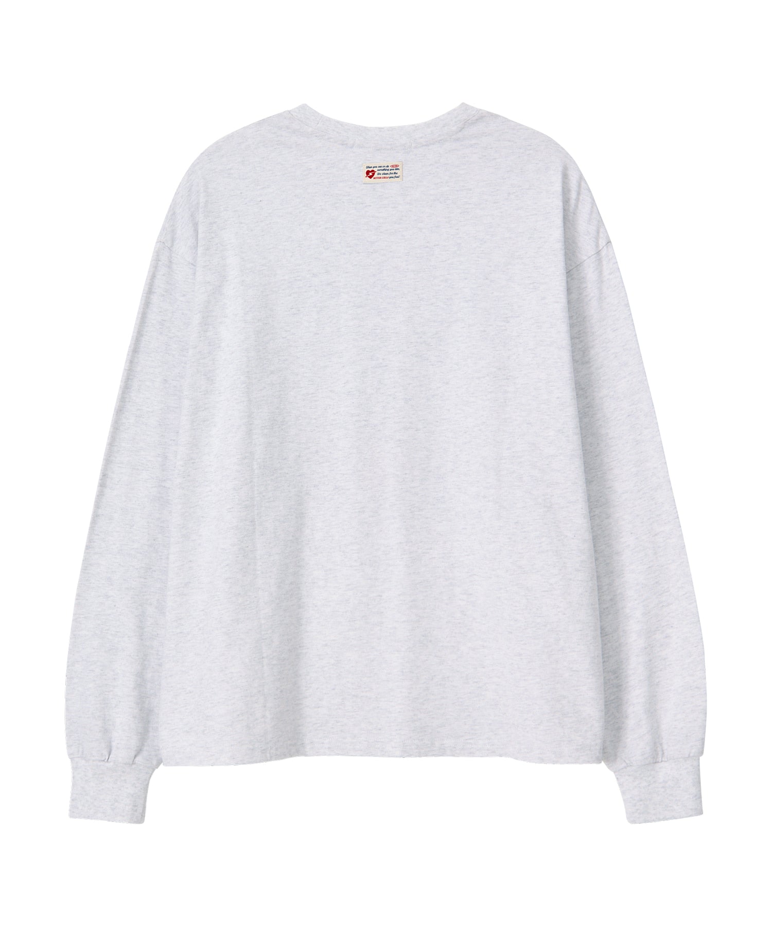 Bitter Cells Vintage Cherry Long Sleeve-Light Grey