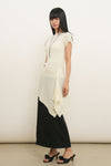 General Idea WOMAN Pleated Half Neck Knit Top