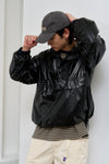 General Idea UNISEX Glossy Packable Anorak [BLACK]