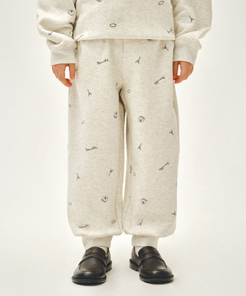Marithé François Girbaud Kids All Over Sweatpants