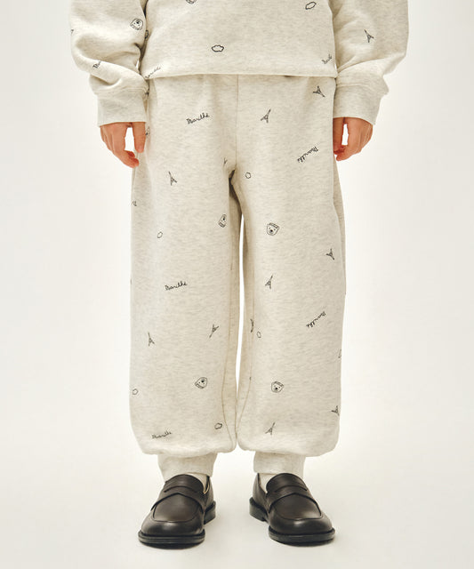 Marithé François Girbaud Kids All Over Sweatpants