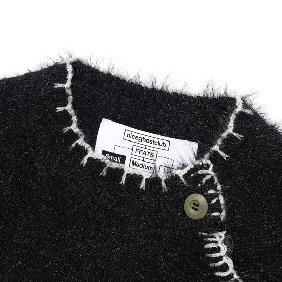 Nice Ghost Club FFATS Button Cardigan [Black]