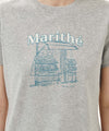 Marithé François Girbaud [REGEN] W FRENCH FRUIT SHOP GRAPHIC TEE white