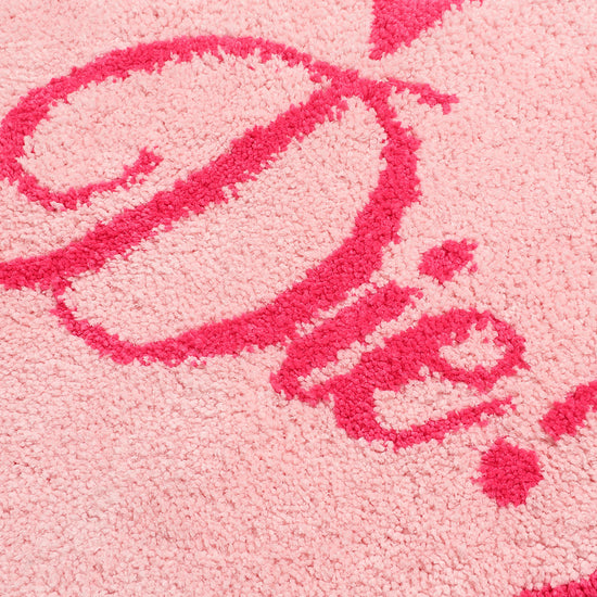 Nice Ghost Club Die Heart Rug Mat [Pink]