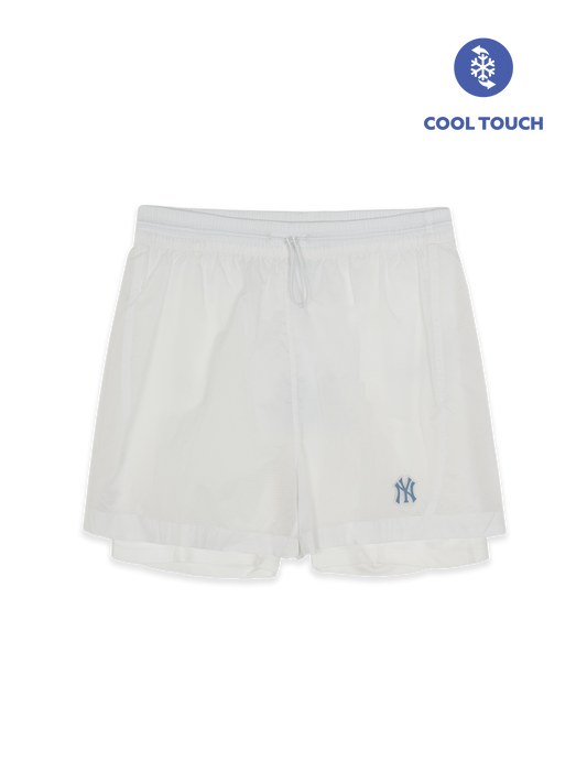 MLB Women's Sportive Ribstop Light Weight Sheer 4in Shorts