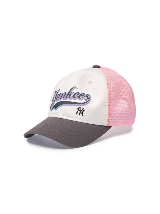 MLB Vintage Cursive Logo Mesh Ballcap