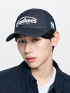 MLB Vintage Denim Curve Logo Unstructured Ballcap