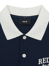 MLB Basic Small Letter Comfortable Fit Polo T-Shirts