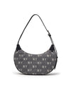 MLB Classic Monogram Vintage Denim Hobo Bag
