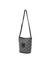 MLB Classic Monogram Vintage Denim Bucket Bag
