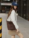 MLB Basic Suede Bucket Bag