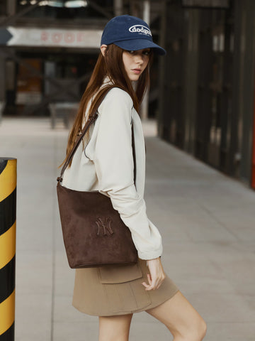 MLB Basic Suede Bucket Bag