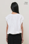 General Idea WOMAN Shirring Sleeveless T-Shirt Blouse