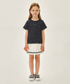 Marithé François Girbaud Kids W Marine Pleated Skirt