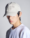 ADLV Fabric Logo Applique Ball Cap