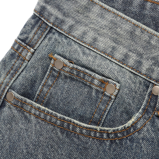 Nice Ghost Club Angels Wide Washed Jeans