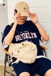 General Idea Unisex Brooklyn Mini Zurie Short Sleeve T-Shirt [Navy]