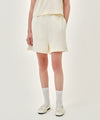 Marithé François Girbaud W REGULAR LOGO SWEAT SHORTS
