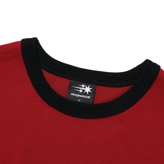 Nice Ghost Club Vintage 3 Star Basic Ringer Tee