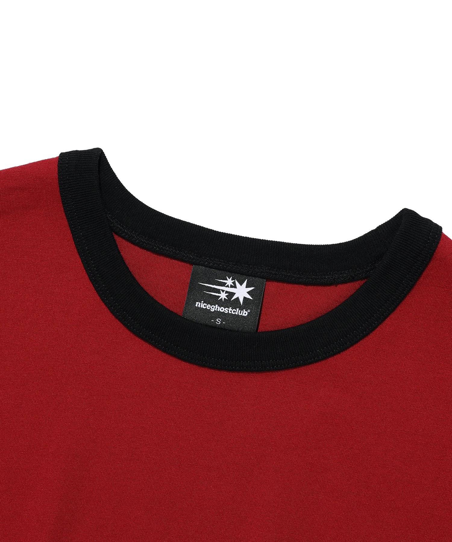 Nice Ghost Club Vintage 3 Star Basic Ringer Tee