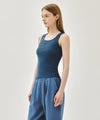 Marithé François Girbaud W REGULAR LOGO SLEEVELESS