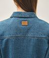 Marithé François Girbaud W CROP DENIM BLOUSON JACKET