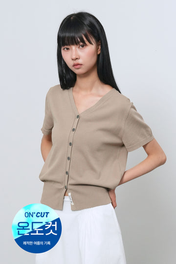 General Idea WOMAN Cool Essential Half Cardigan