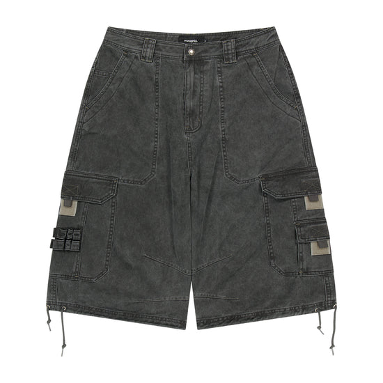Mahagrid Bermuda Utility Cargo Shorts