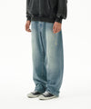 Mahagrid Embroidered Splatter Denim Pant