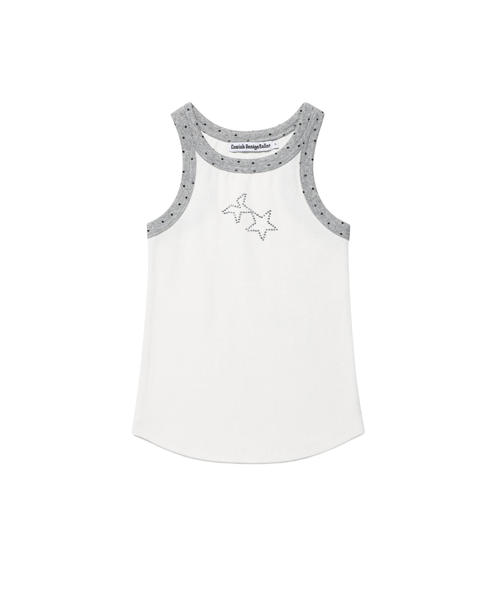 Cavish Twin Star Sleeveless Top