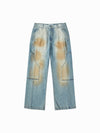 ADLV Paint Carpenter Detail Denim Pants