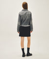 Marithé François Girbaud W VINTAGE CLASSIC LOGO SWEAT MINI SKIRT oatmeal