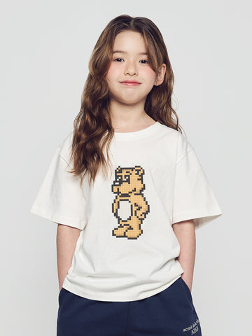 ADLV Kids Block AC Bear Short Sleeve T-Shirt