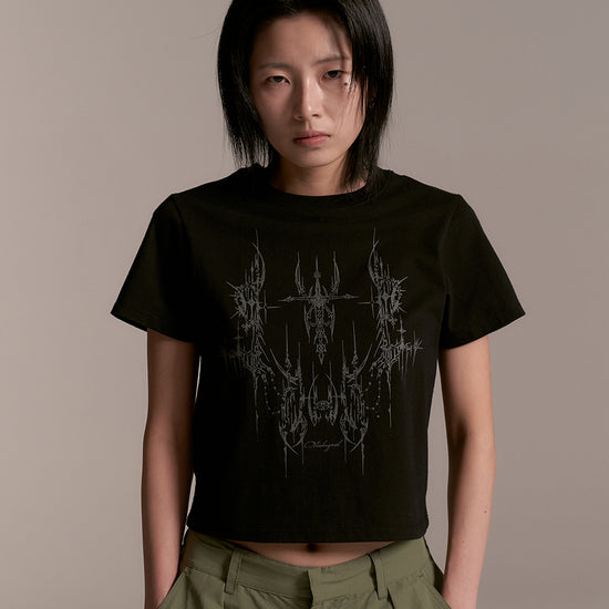 Mahagrid TATTOO CROP TEE