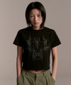 Mahagrid TATTOO CROP TEE